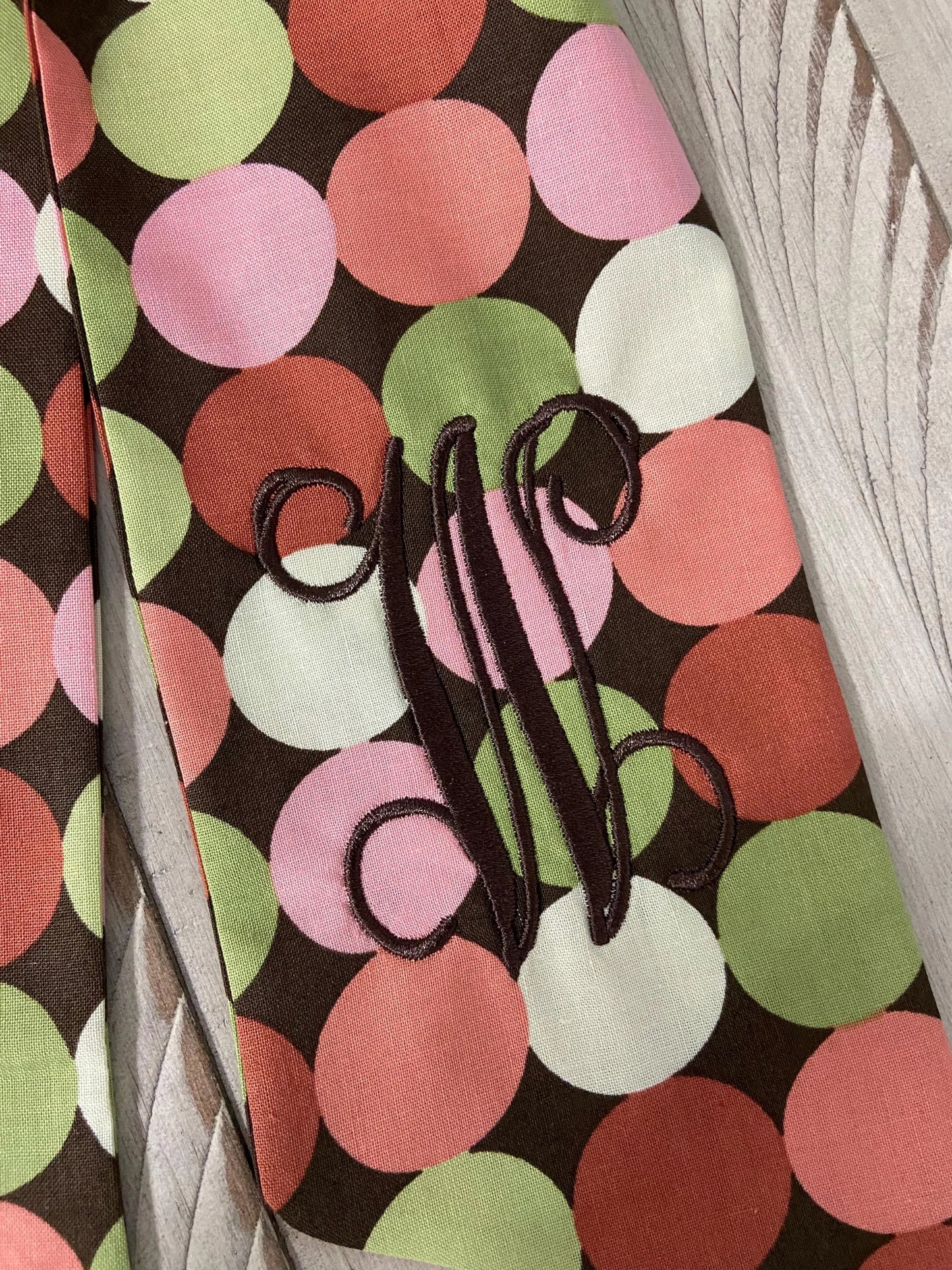 Polka Dots Fall Wreath Sash