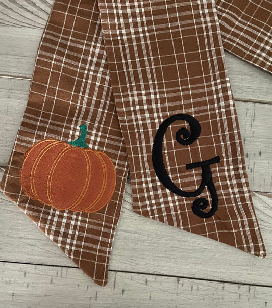 Fall Wreath Sashes