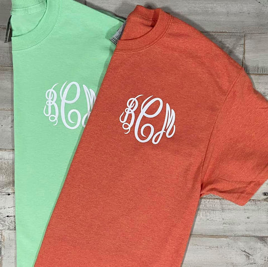 Gildan Soft-Style Monogrammed Tshirt