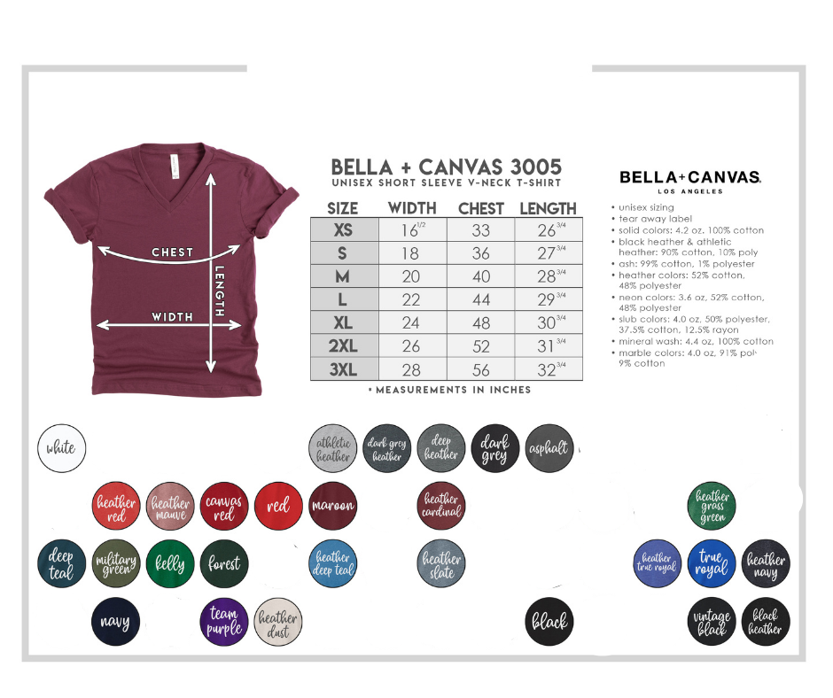 Minimalistic V-neck Monogram