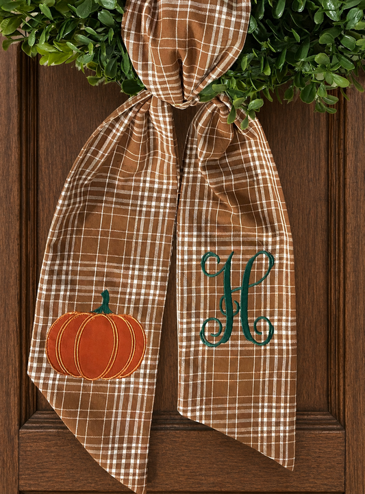 Warm & Spicy Wreath Sash