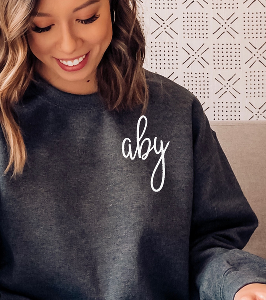 Monogrammed Sweatshirt