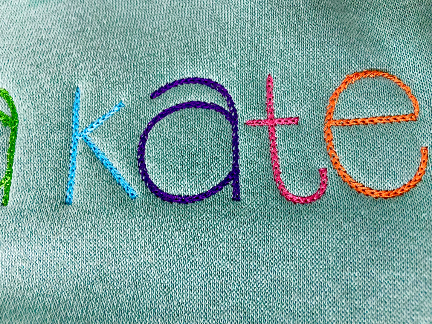 Rainbow Personalized Toddler Sweatshirt
