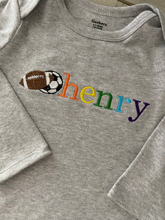 Sporty Infant Bodysuite
