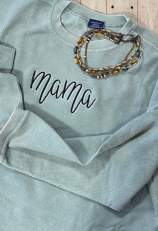 Mama - Corded sweatshirt