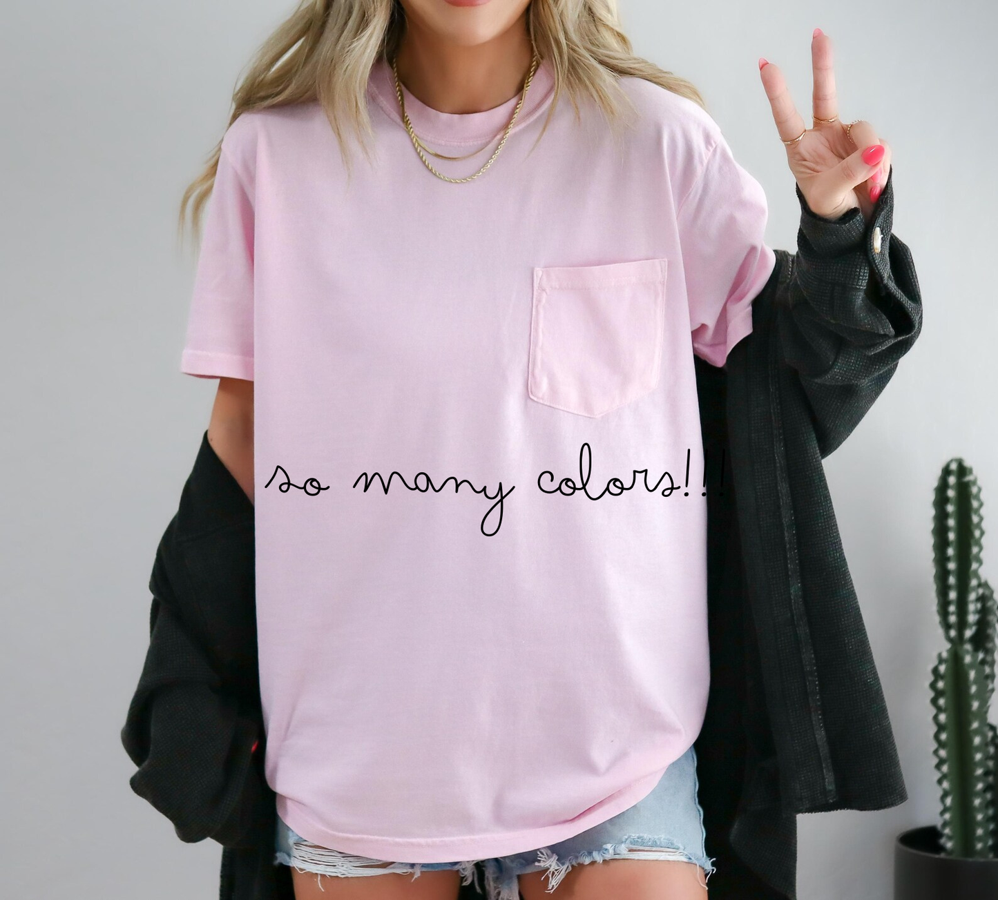 Comfort Color Short Sleeve with Pocket