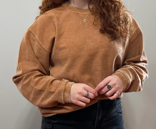 Corded Sweatshirt