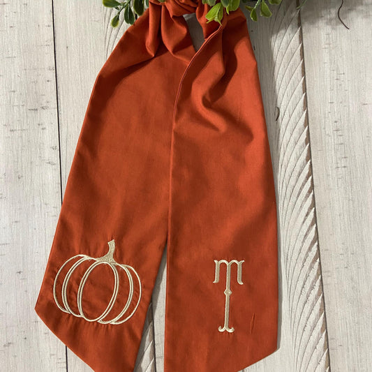 Spicy Fall Wreath Sash