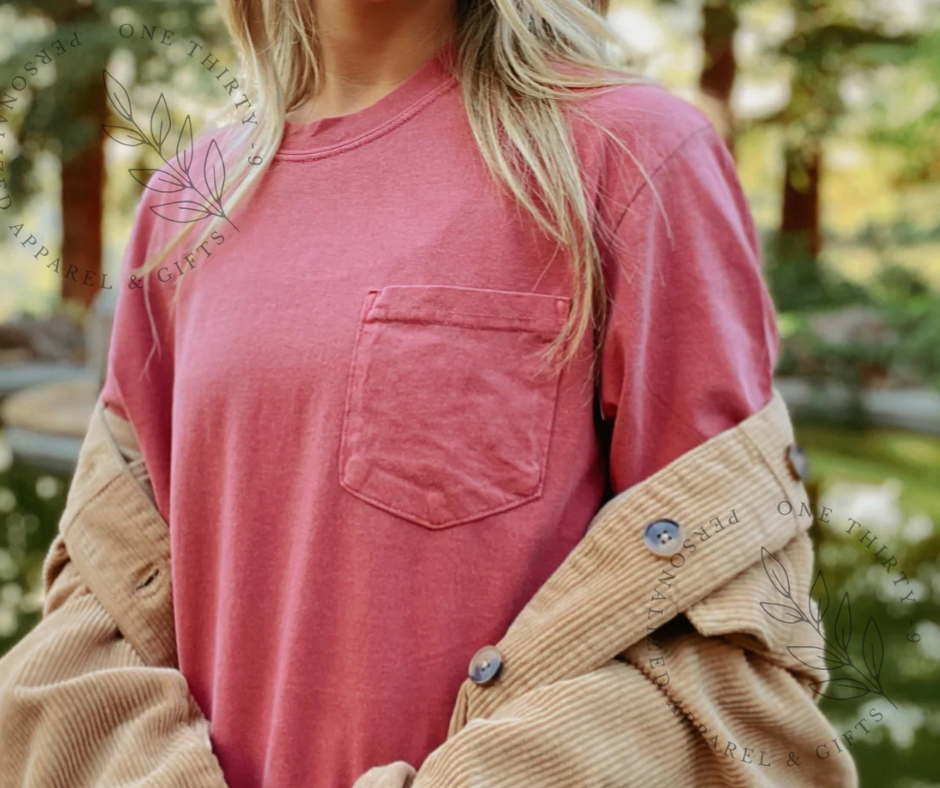 Comfort Color Long Sleeve with Pocket